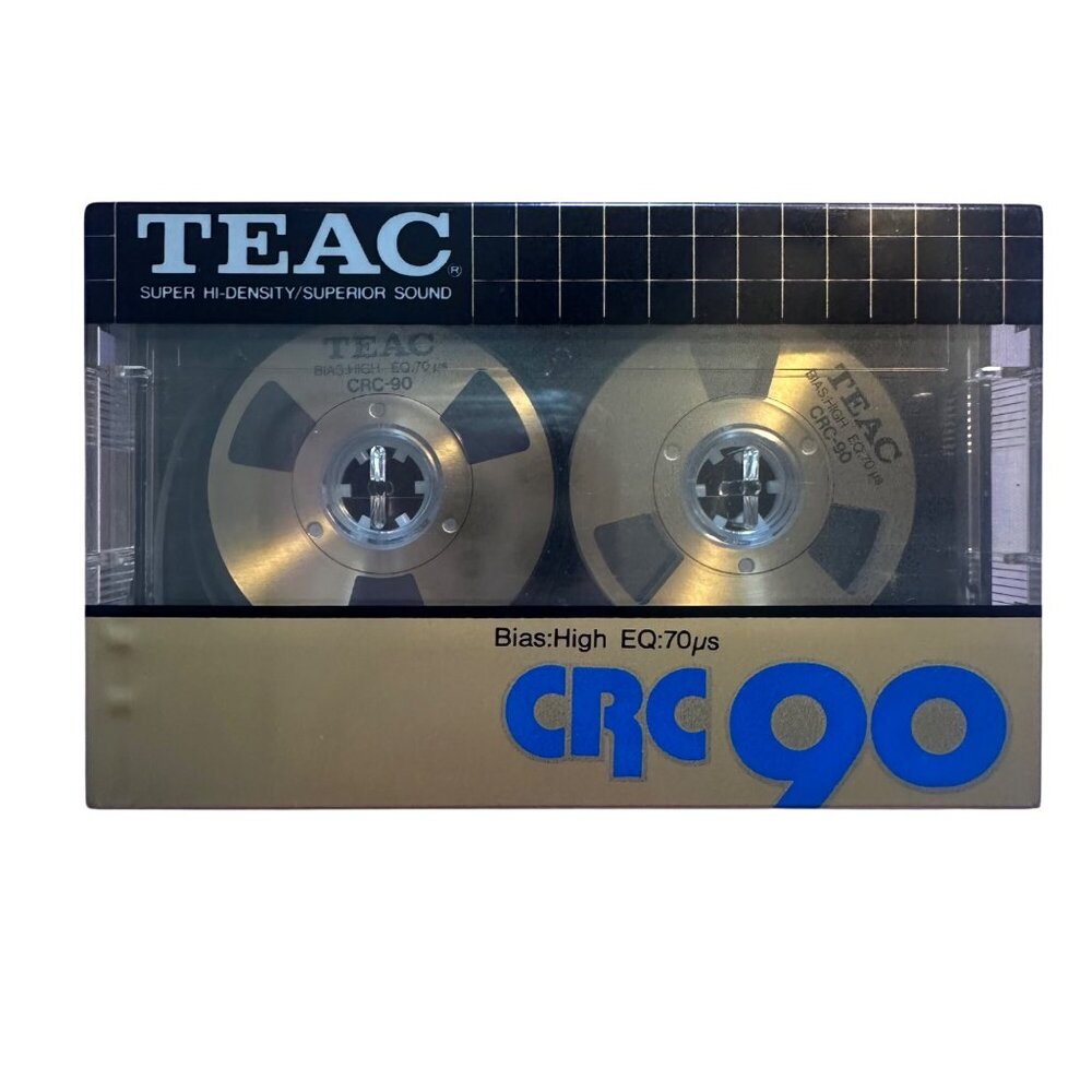Teac CRC-90 Audio Cassette Tapes High-Density Sound 90 Min Bias: High EQ: 70µs M